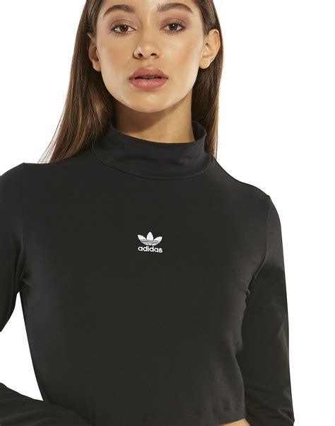 Zwarte adidas Longsleeves dames online kopen 